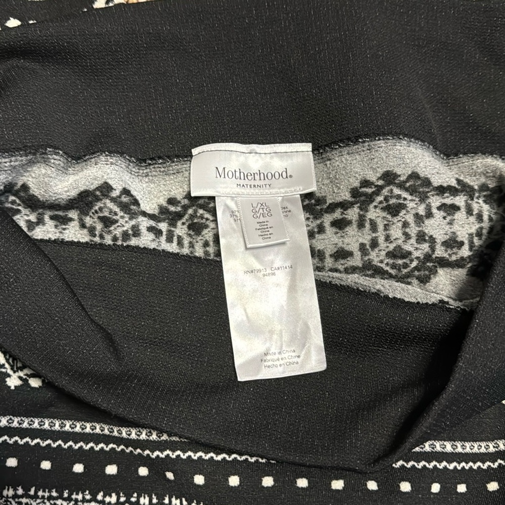 Motherhood Maternity winter fleece lined leggings - Picture 4 of 5